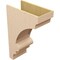 Ekena Millwork 12"W x 24"D x 36"H Classic Diane Rough Cedar Woodgrain TimberThane Corbel, Primed Tan CORUR12X24X36DIARCPR - alternate 5